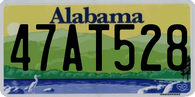 AL license plate 47AT528