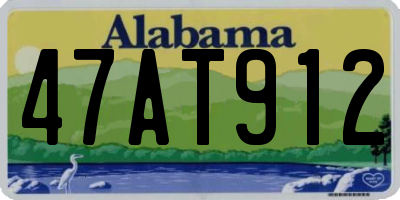 AL license plate 47AT912