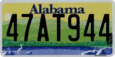 AL license plate 47AT944