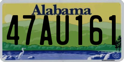 AL license plate 47AU161