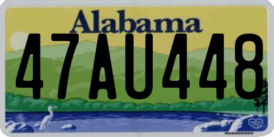 AL license plate 47AU448