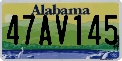 AL license plate 47AV145