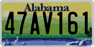 AL license plate 47AV161
