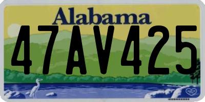 AL license plate 47AV425