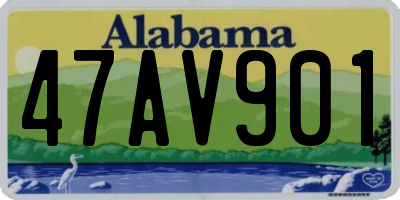 AL license plate 47AV901