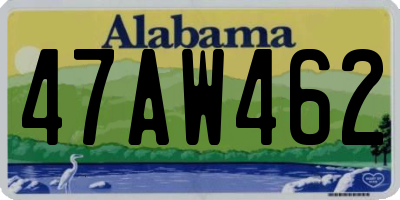AL license plate 47AW462