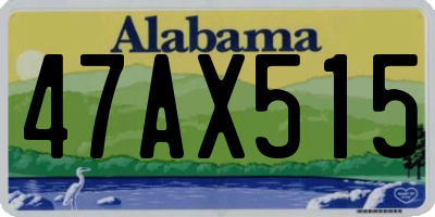 AL license plate 47AX515