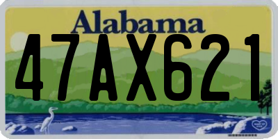 AL license plate 47AX621