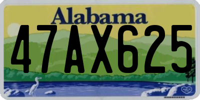 AL license plate 47AX625