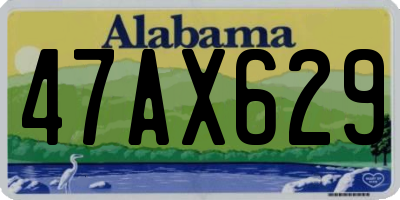 AL license plate 47AX629
