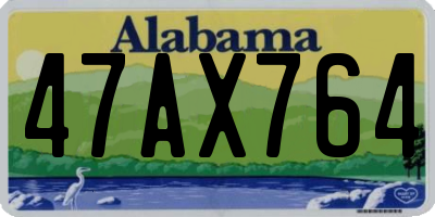 AL license plate 47AX764