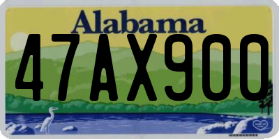 AL license plate 47AX900