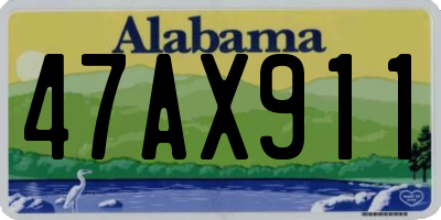 AL license plate 47AX911