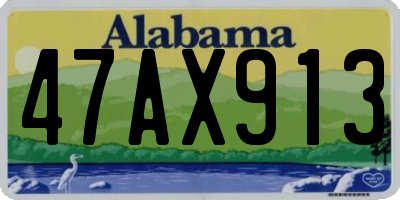 AL license plate 47AX913