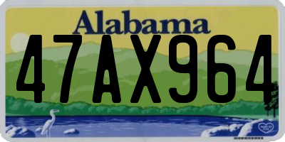AL license plate 47AX964