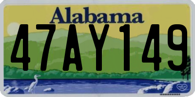 AL license plate 47AY149