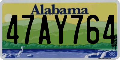 AL license plate 47AY764