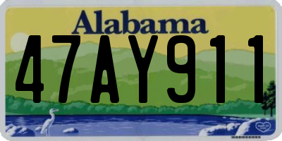 AL license plate 47AY911