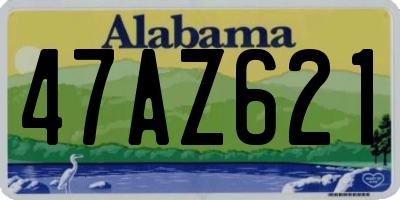 AL license plate 47AZ621