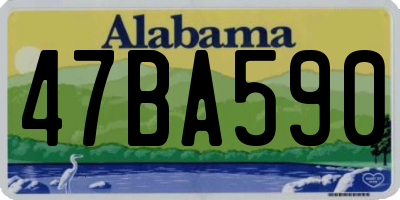 AL license plate 47BA590