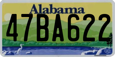 AL license plate 47BA622