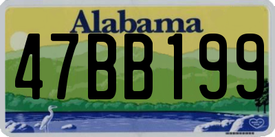 AL license plate 47BB199