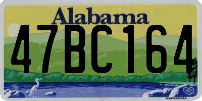 AL license plate 47BC164