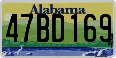 AL license plate 47BD169