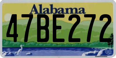 AL license plate 47BE272