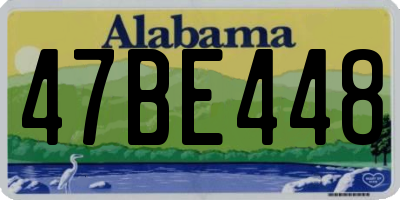 AL license plate 47BE448