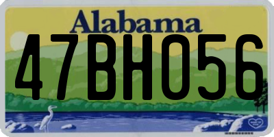 AL license plate 47BH056