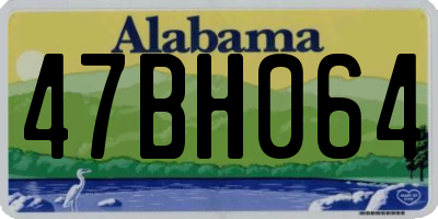 AL license plate 47BH064
