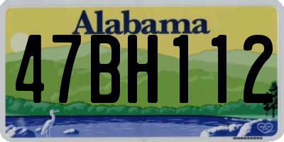 AL license plate 47BH112