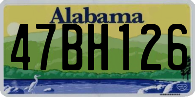AL license plate 47BH126