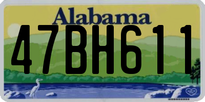 AL license plate 47BH611