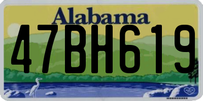 AL license plate 47BH619