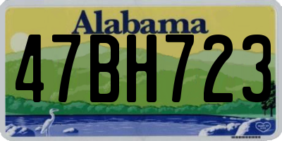 AL license plate 47BH723
