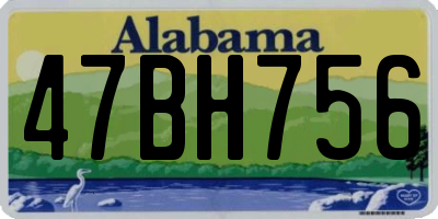 AL license plate 47BH756