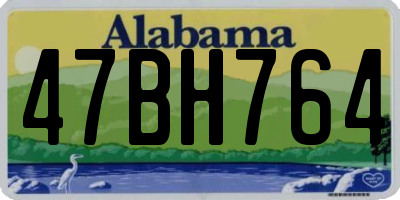 AL license plate 47BH764