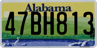 AL license plate 47BH813