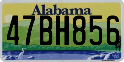 AL license plate 47BH856