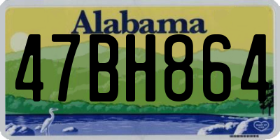 AL license plate 47BH864