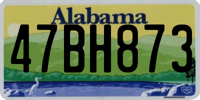AL license plate 47BH873