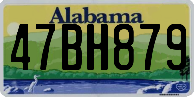 AL license plate 47BH879