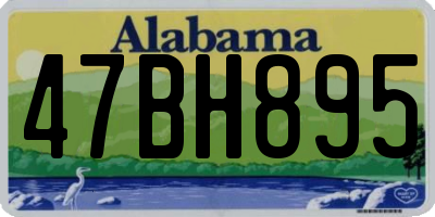 AL license plate 47BH895