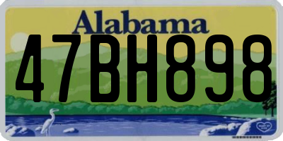 AL license plate 47BH898