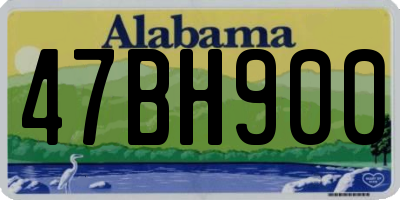 AL license plate 47BH900