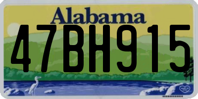 AL license plate 47BH915