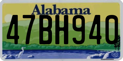 AL license plate 47BH940