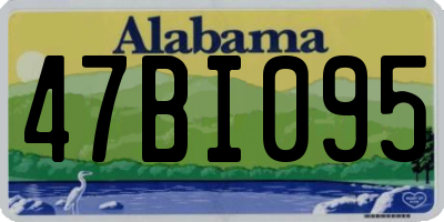 AL license plate 47BI095